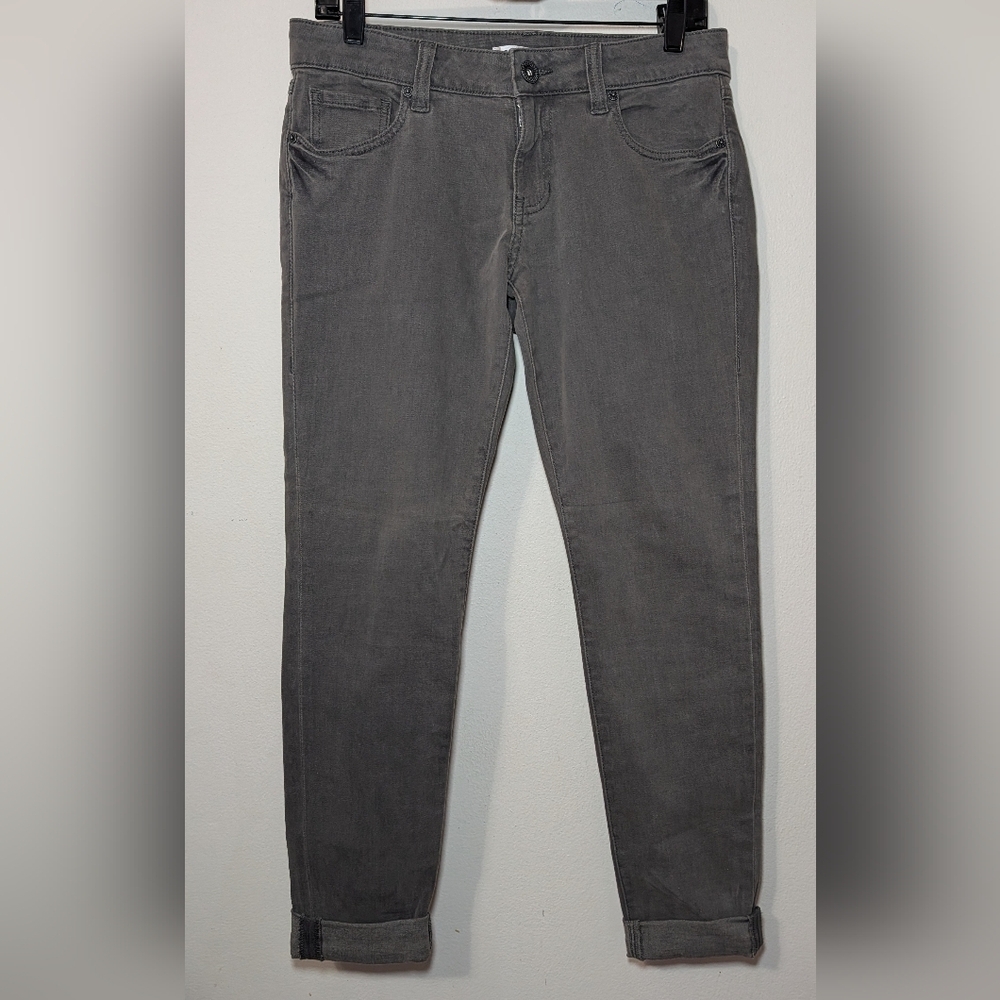 Cabi Gray Skinny Jeans Gray Low Rise Cotton Spandex Stretch Women's Size 6